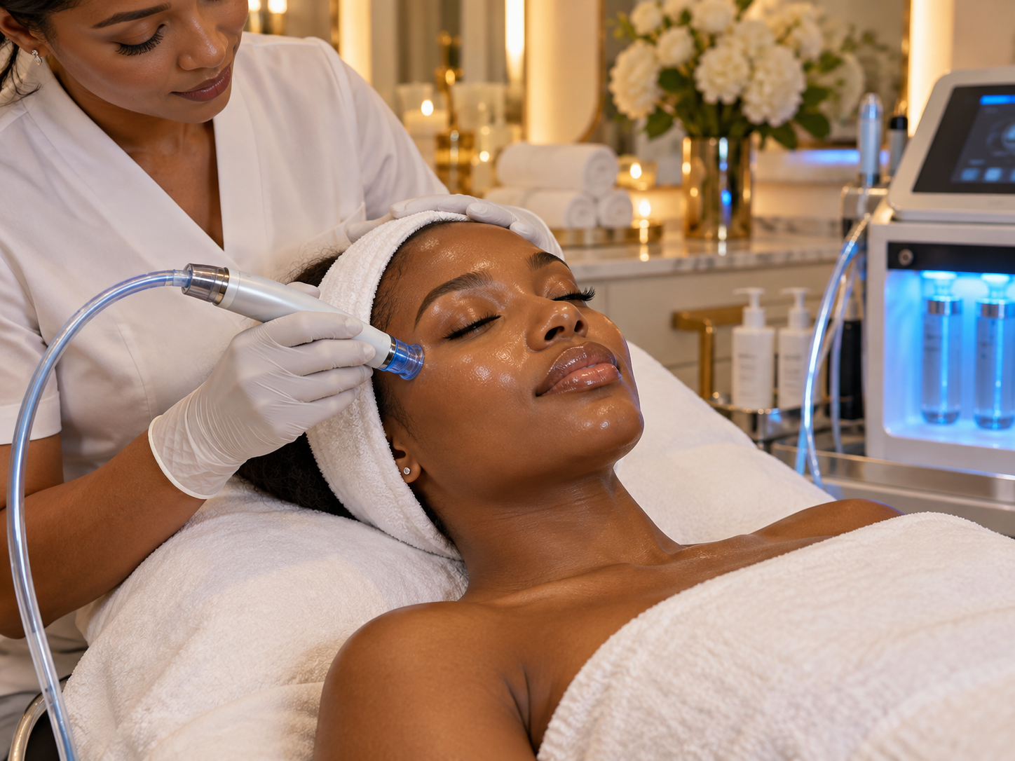 Hydro Facials beauty experience