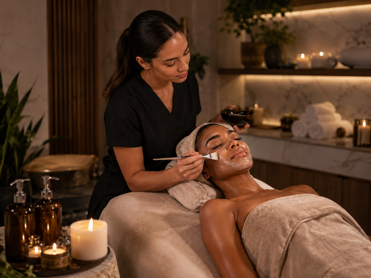 Facials beauty experience